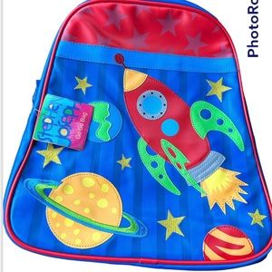 Stephan Joseph GO GO backpack rocket ship! NWT